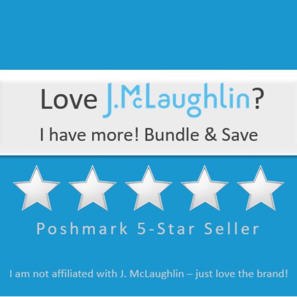 J. McLaughlin Sophia Dress Black Blue Small - Picture 12 of 12